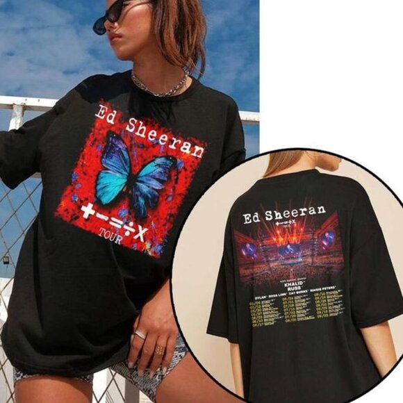 Other - Mathematics Tour 2023 Ed Sheeran Tshirt 2 Sided Music Fans Gift Tee Shirts